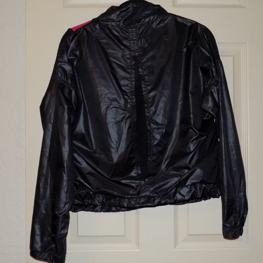 Koral Windbreaker Pullover Womens XS Black Pink Mesh Quarter Zip Jacket - Picture 5 of 7